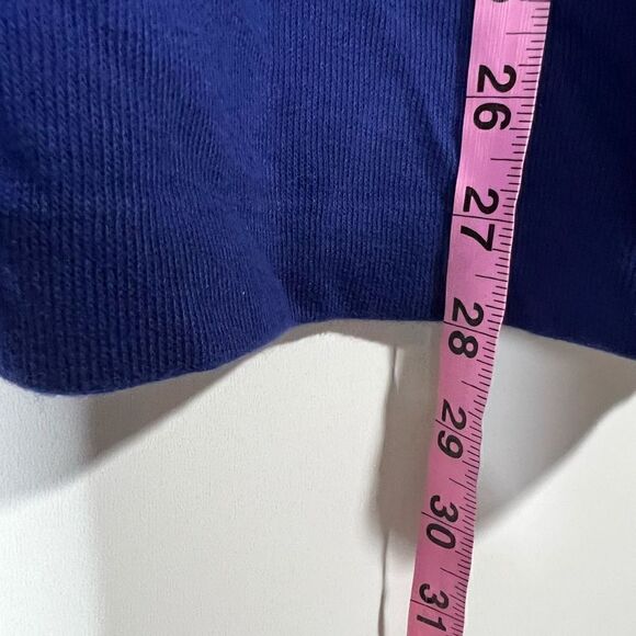 Polo Ralph Lauren Estate Rib Blue 1/4 Zip Pullover Sweatshirt - Picture 6 of 9